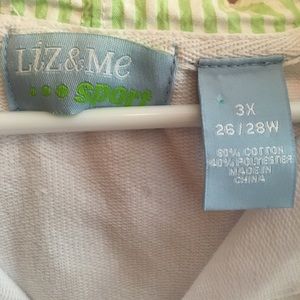 Short sleeve zip jacket size 3x